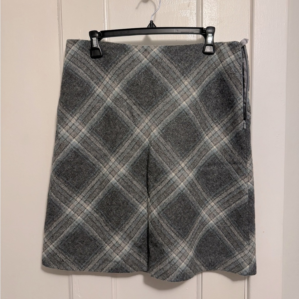 Brooks Brother plaid wool skirt